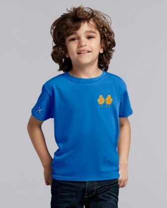 Playera infantil con pollitos